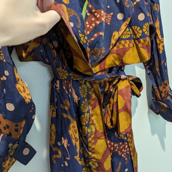 Farm Rio Animal Sky Navy Trench - Picture 2 of 7